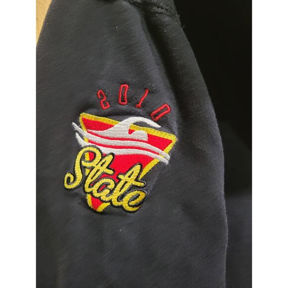 2010 Minnesota State University Swim & Dive Team Hoodie Mens Medium Black - Picture 5 of 8